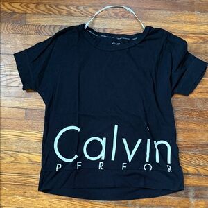 Calvin Klein Black Tee with Bold Logo